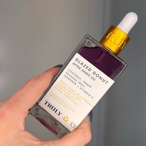 Glazed donut after shave oil